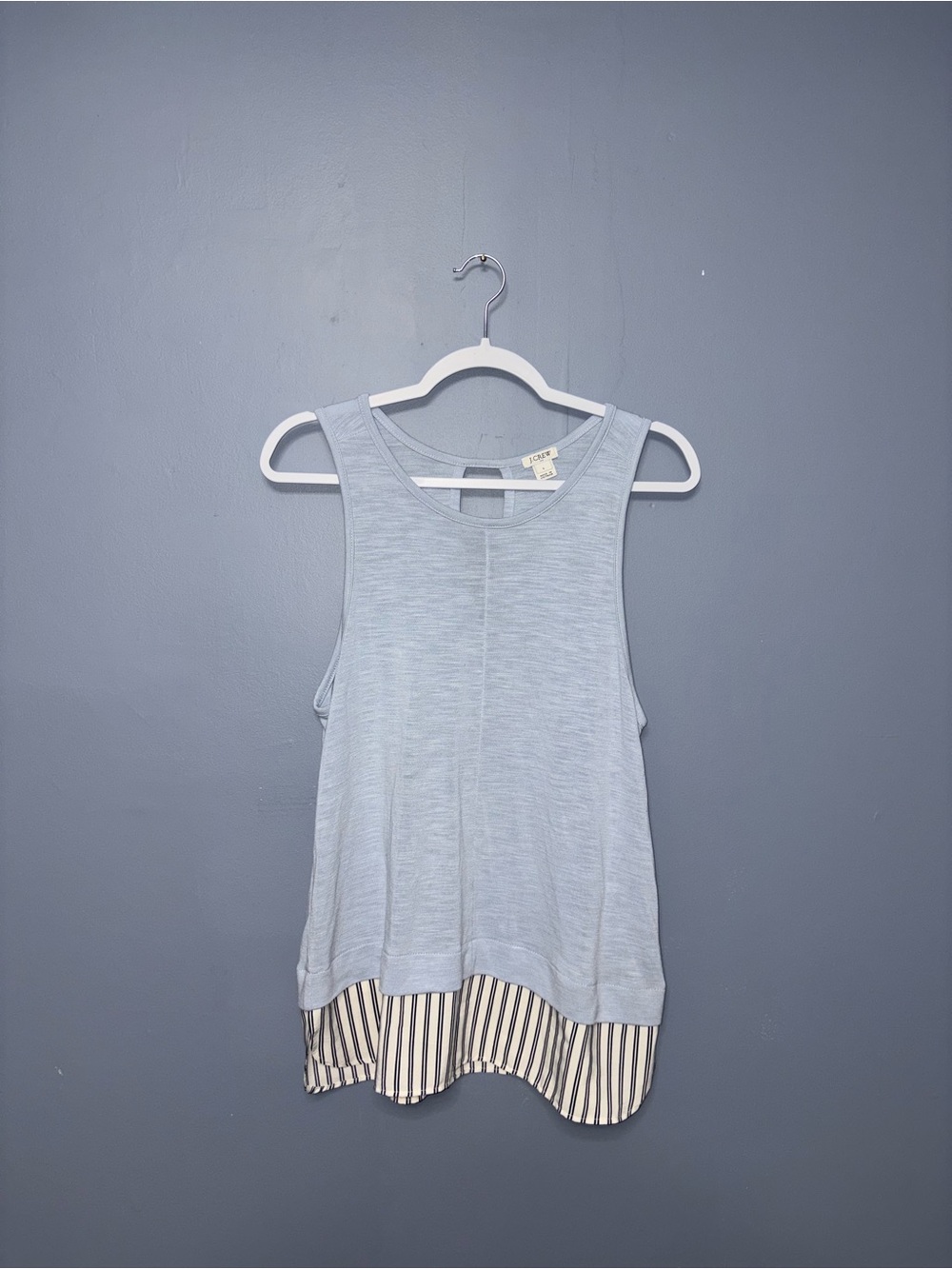 J. Crew | Blue Striped TankTop | Size Large